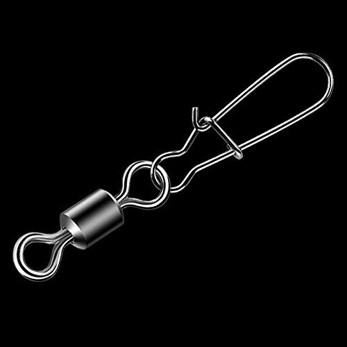 Social TOOGOO 50 Piezas/Conector de Pesca de Lote Pin Que Lleva el Acero