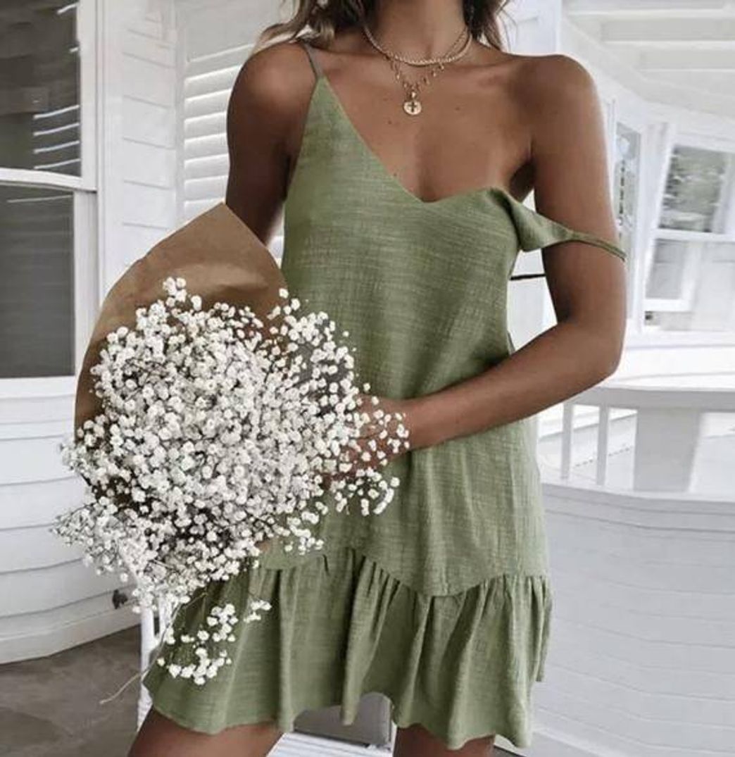 Fashion Vestido verde 