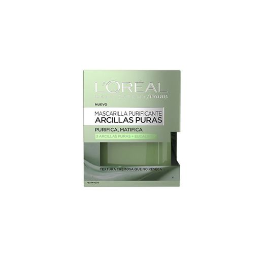 L'Oréal Paris Arcillas Puras Mascarilla Facial Purificante Verde