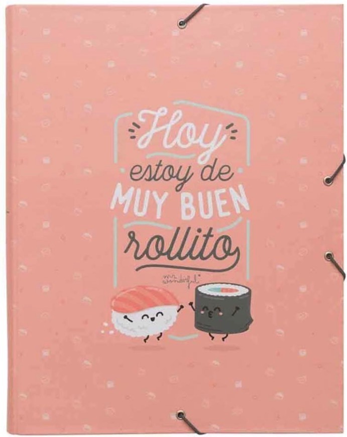 Producto Carpeta separadora con diseño Hoy Estoy De Muy Buen Rollito