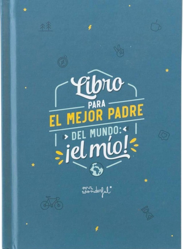 Producto Libro rellenable para el mejor padre del mundo