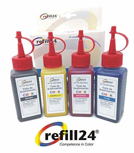 Products Tinta DE SUBLIMACION EPSON Compatible con impresoras EPSON 400ml Tinta Sublimar Tazas