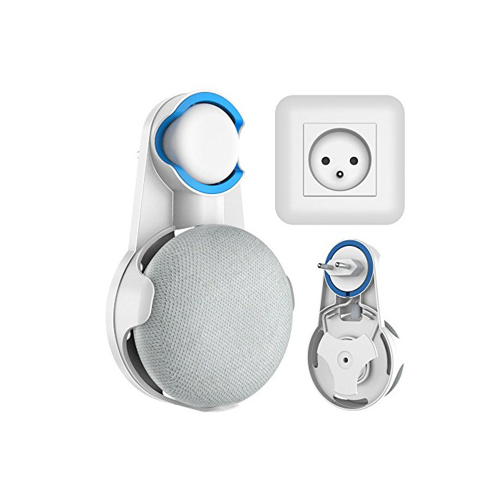 Electrónica Wigoo Soporte de Montaje en Pared para Google Home Mini Asistentes de