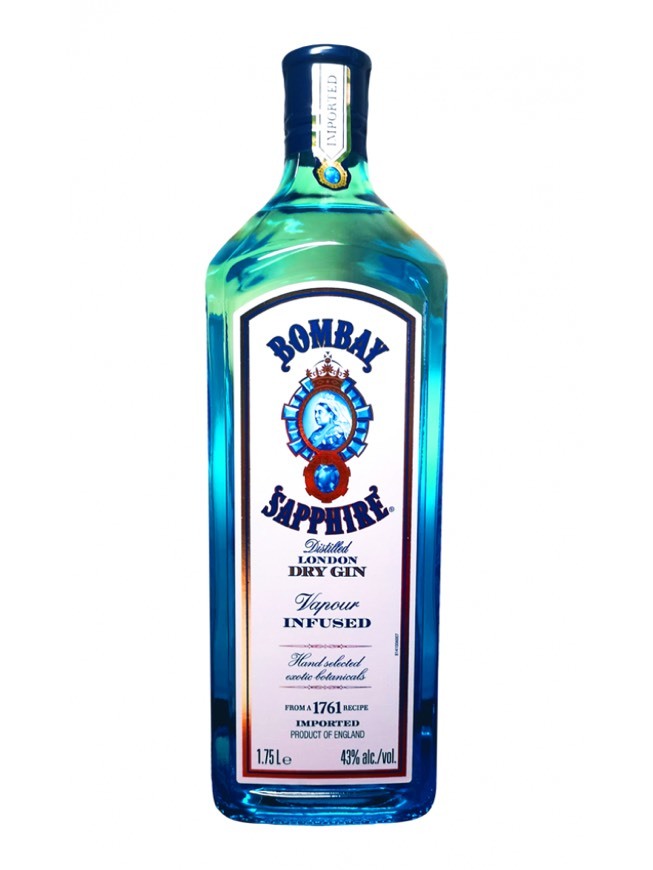 Moda GINEBRA BOMBAY SAPPHIRE 1.75L 43% ILUMINADA