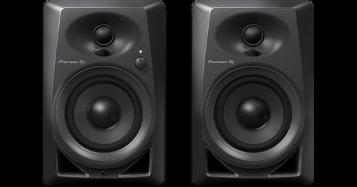 DM-40 4-inch compact active monitor speaker (black) - Pioneer DJ