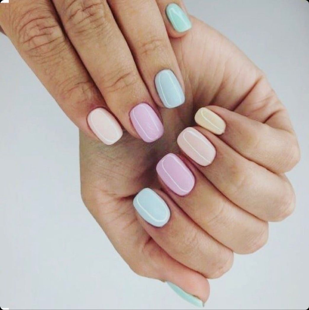 Moda Unhas coloridas