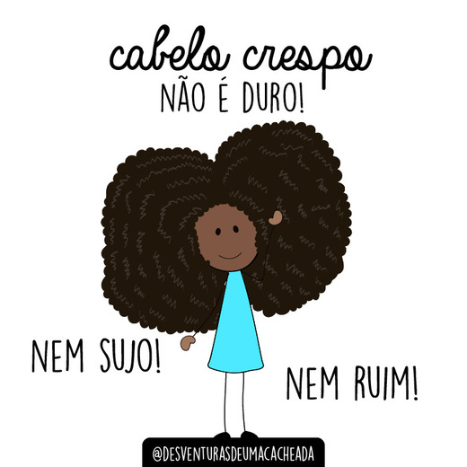 Cabelo crespo ???    Sim.   Pq não ????