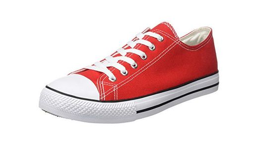 Beppi Canvas, Zapatillas de Deporte para Hombre, Rojo