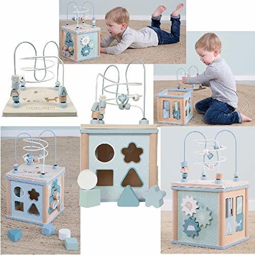 Productos Little Dutch-LD4428 Cubo de Actividades, Multicolor