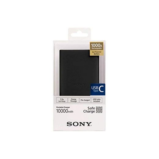 Sony - Cargador de batería portátil Compacto de 10.000 mAh, Serie de