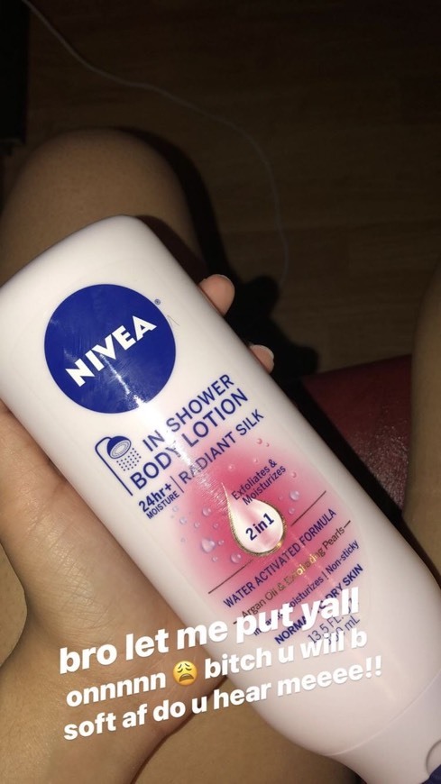 Nivea in shower body lotion 
