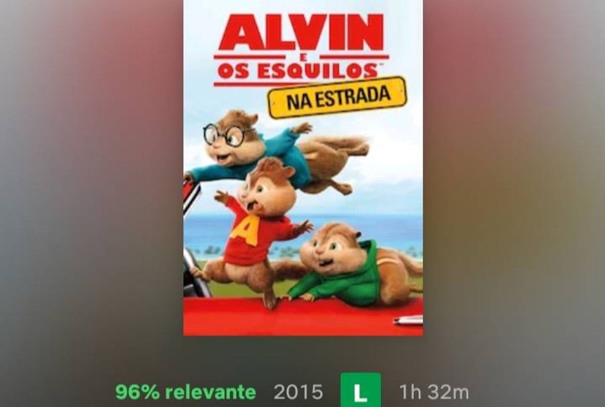 Social Alvin e os esquilos na estrada 