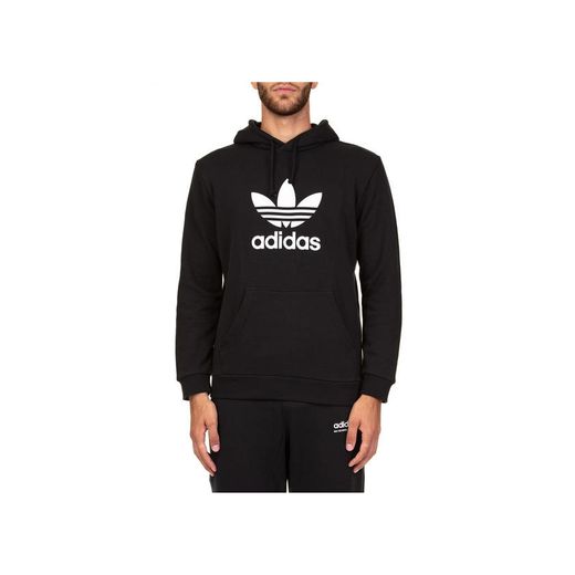 adidas Core18 Hoody Sweatshirt, Hombre, Negro