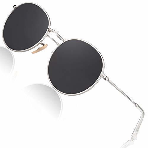 CGID E47 Pequeño Estilo Vintage Retro Lennon inspirado círculo metálico redondo gafas