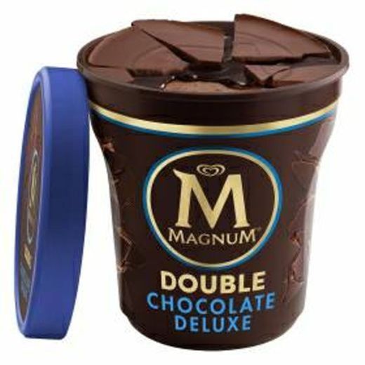 Helado de chocolate deluxe Double Magnum 

