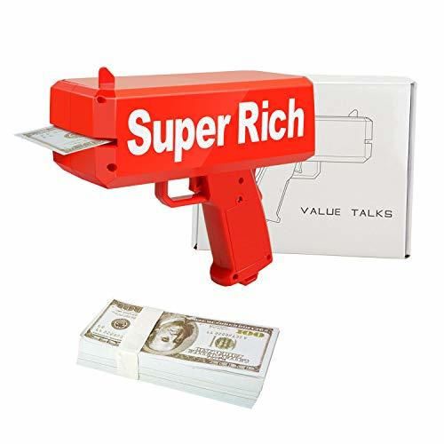 Juguetes del dinero ValueTalks Pistola del Dinero Money Gun Regalo de Juguete