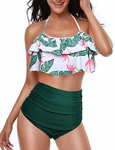 Yuson Girl Mujer Conjunto De Frill Bikini Tiras Talle Alto Tallas Grandes