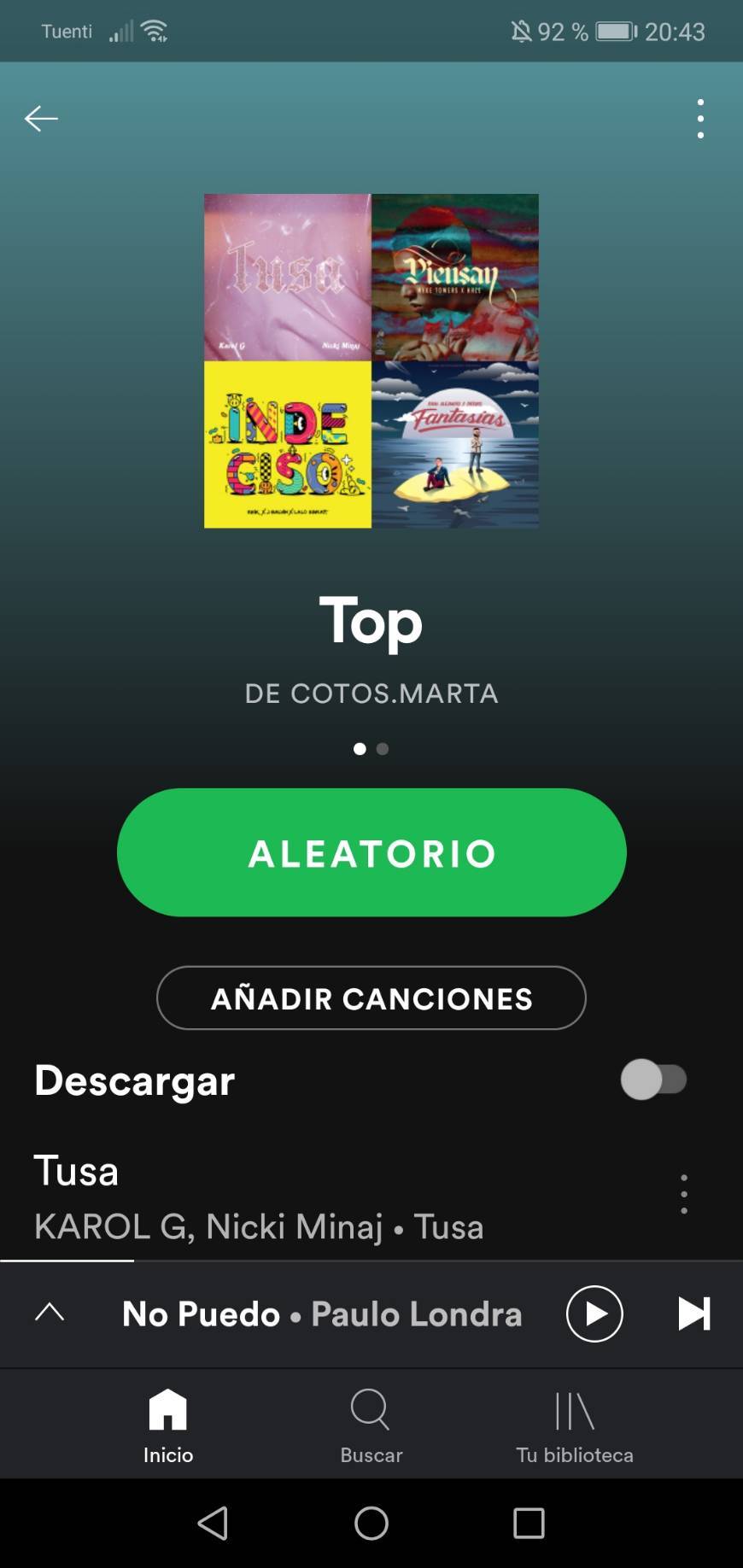 Canción mi musica