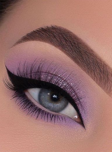 Purple eyeliner 