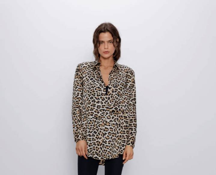 Fashion Chemise à imprimé animalier / Zara / 19.95€