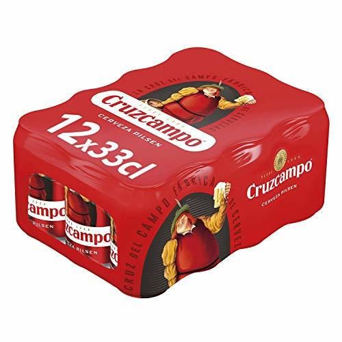 Cruzcampo Cerveza - Pack de 12 Latas x 330 ml