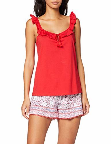 Producto Women's Secret Daily Da1 Femenine PJ Conjuntos de Pijama, Rojo