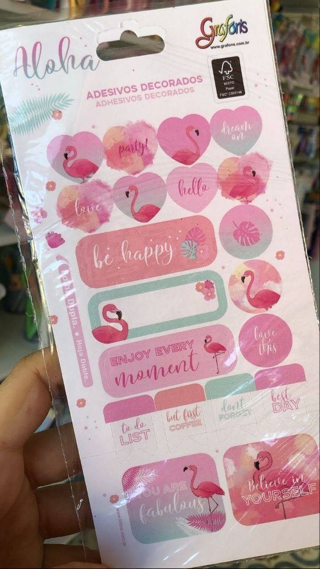 Product Adesivo de flamingos 🤩