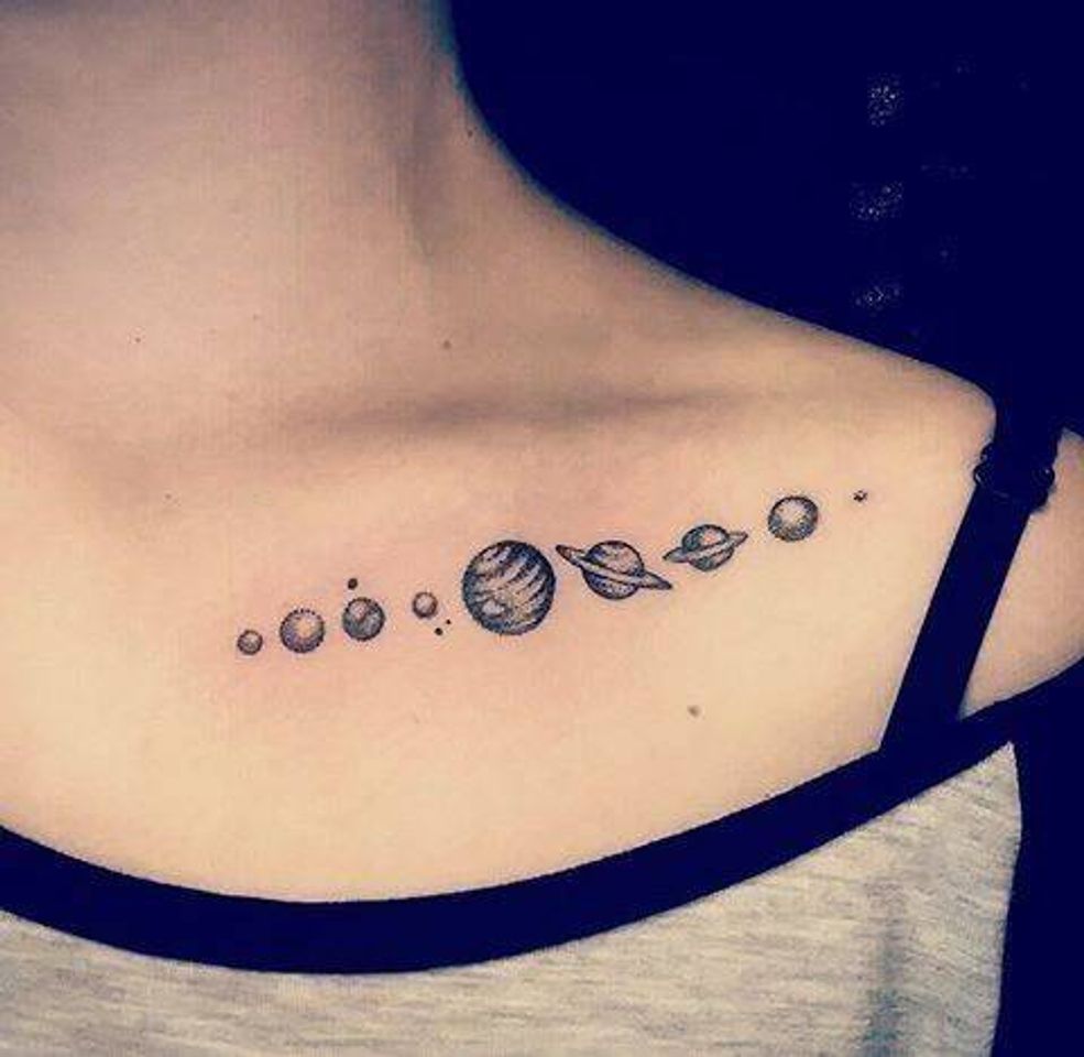 Fashion Tatuagem planetas 💞