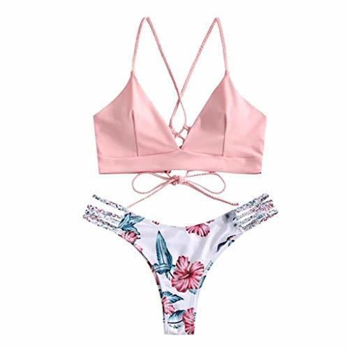 Social riou Bikini Conjuntos de Bikinis para Mujer Push Up Mujeres Traje de