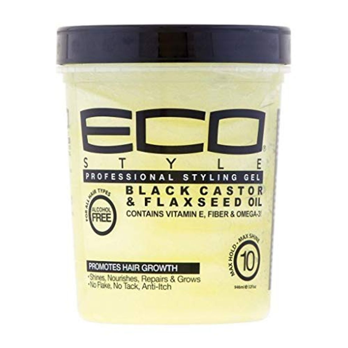 Beauty Eco Styler Eco Styler Styling Gel Black Castor 32Oz/946 ml 946 ml