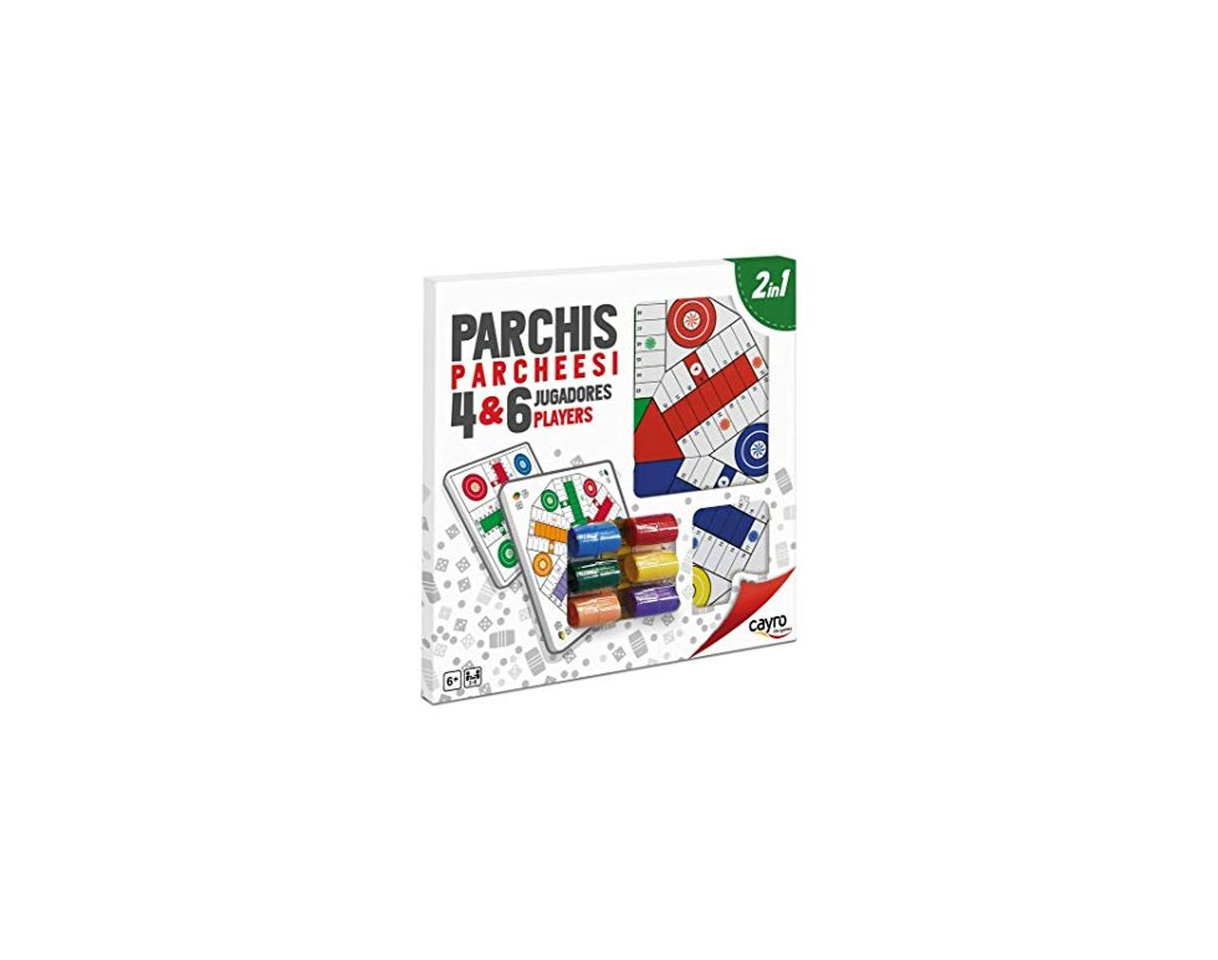 Product Cayro - Parchís para 4 y 6 Jugadores - Juego de Tradicional