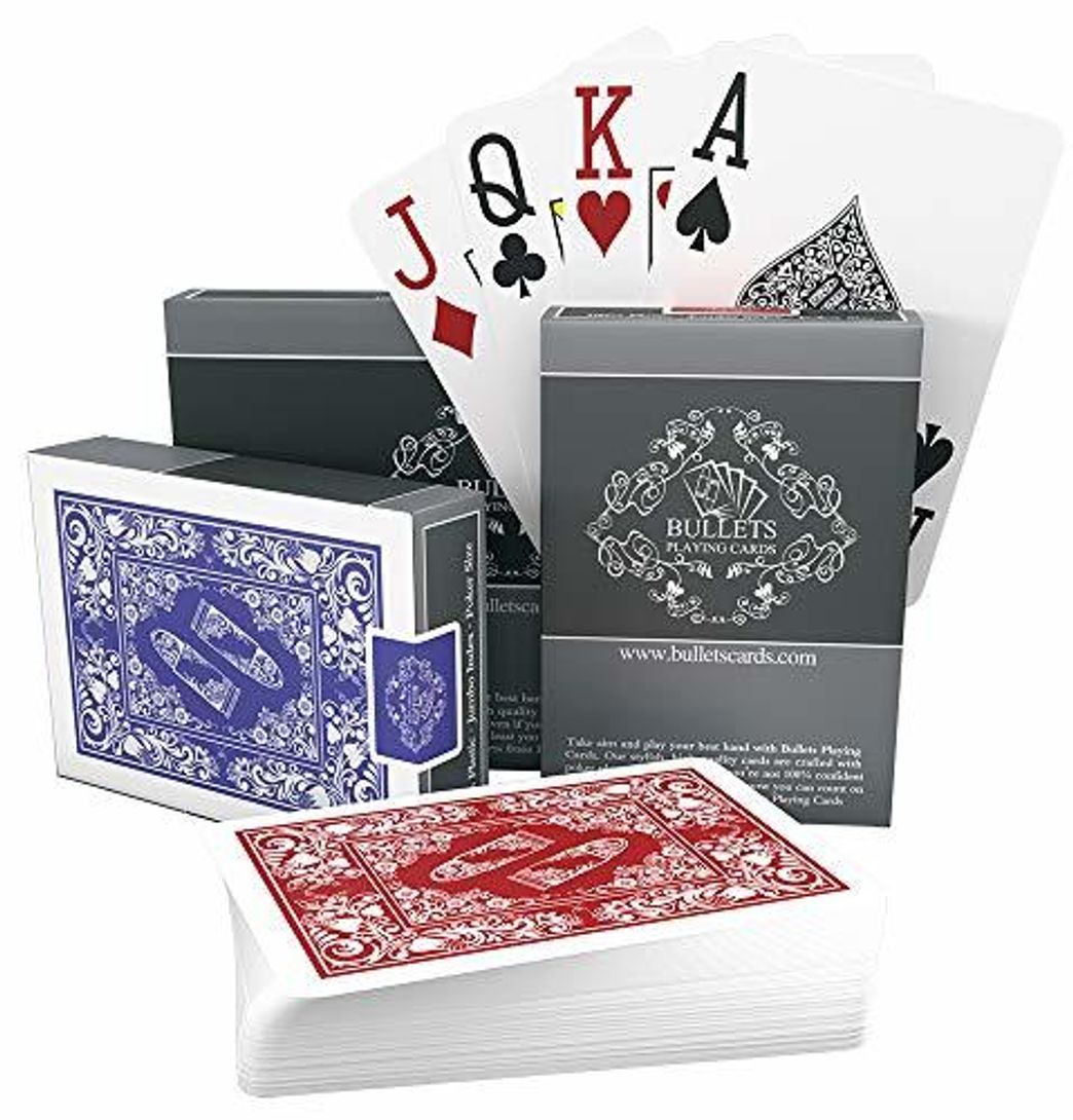 Products Bullets Playing Cards two decks of waterproof designer poker cards in deluxe