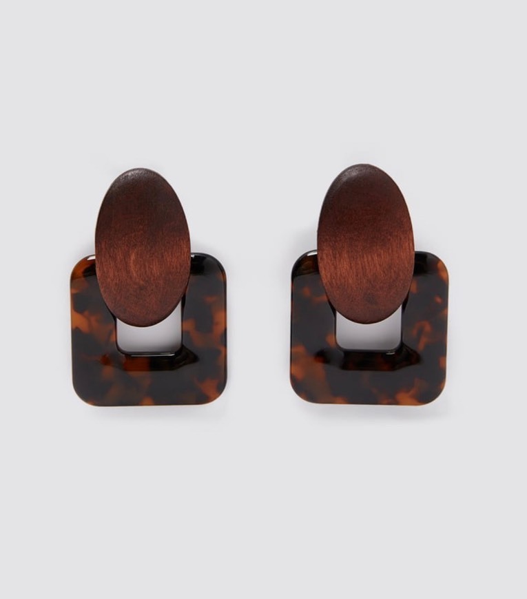 Product PENDIENTES MADERA ACETATO