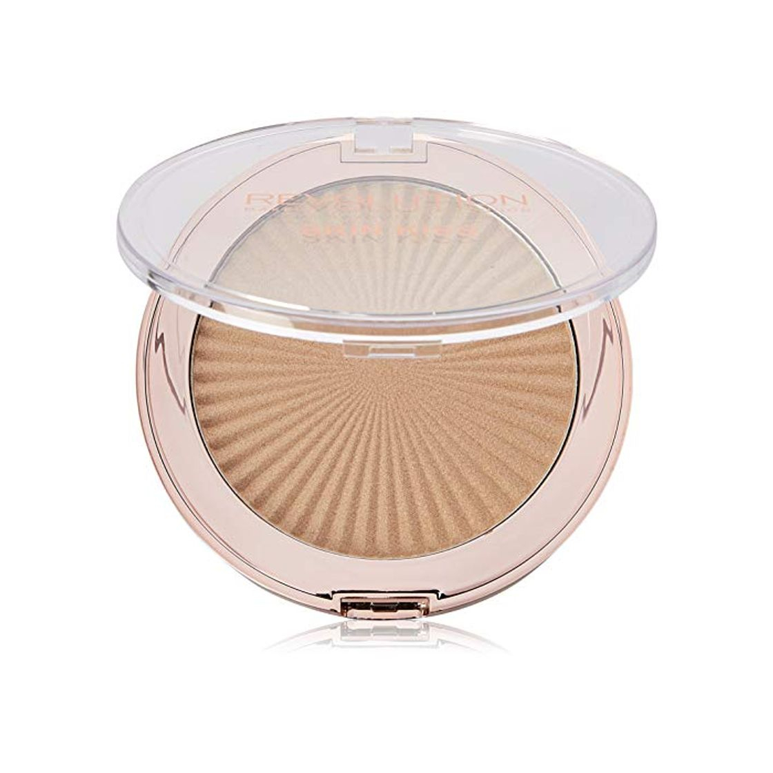 Beauty Makeup Revolution Skin Kiss Highlighter Golden Kiss Rozświetlacz do twarzy