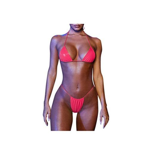 TwoCC Bikini De Dos Piezas para Mujer Conjunto De Bikini con Vendaje