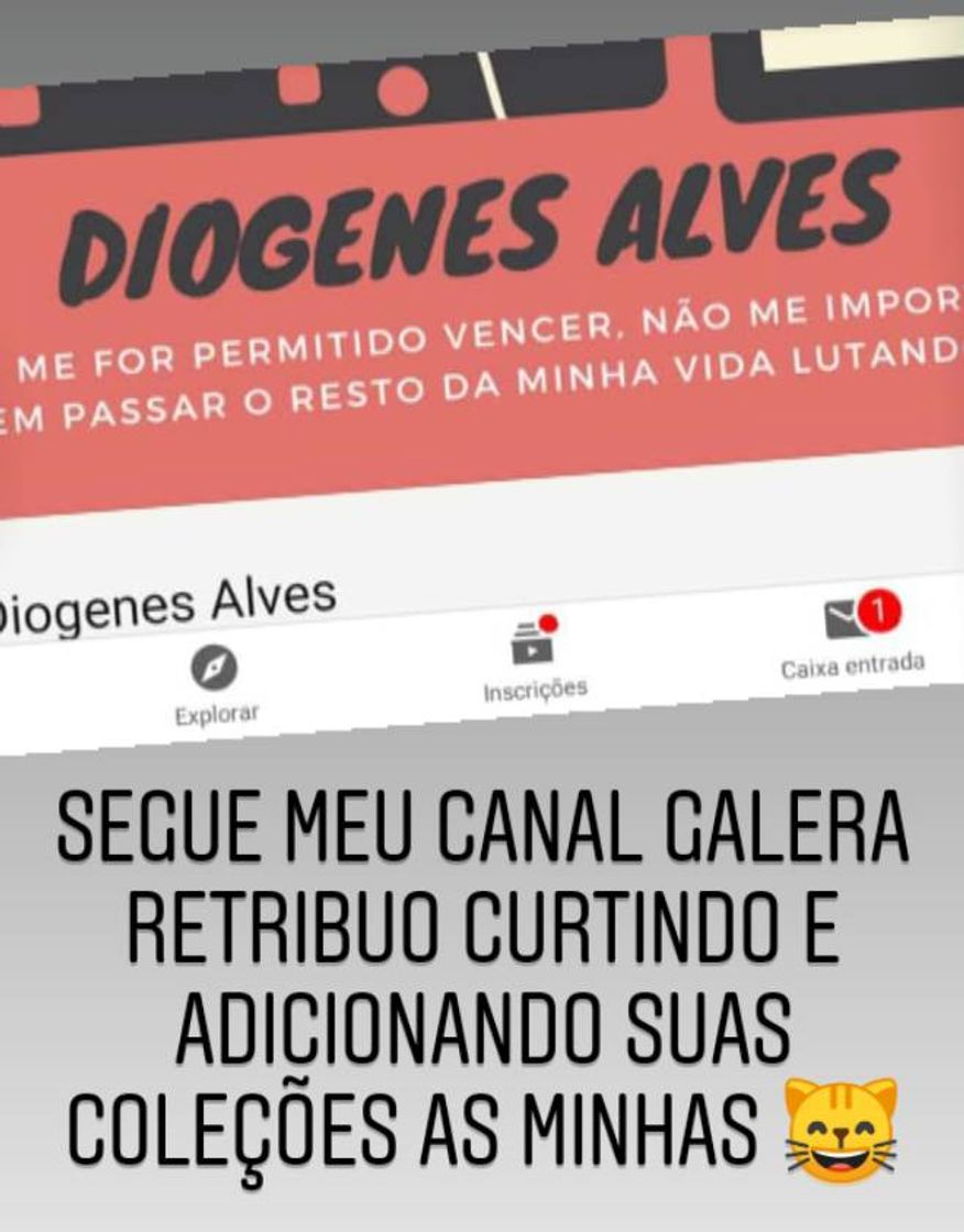 Social Meu Canal do YouTube segue por favor. 😸