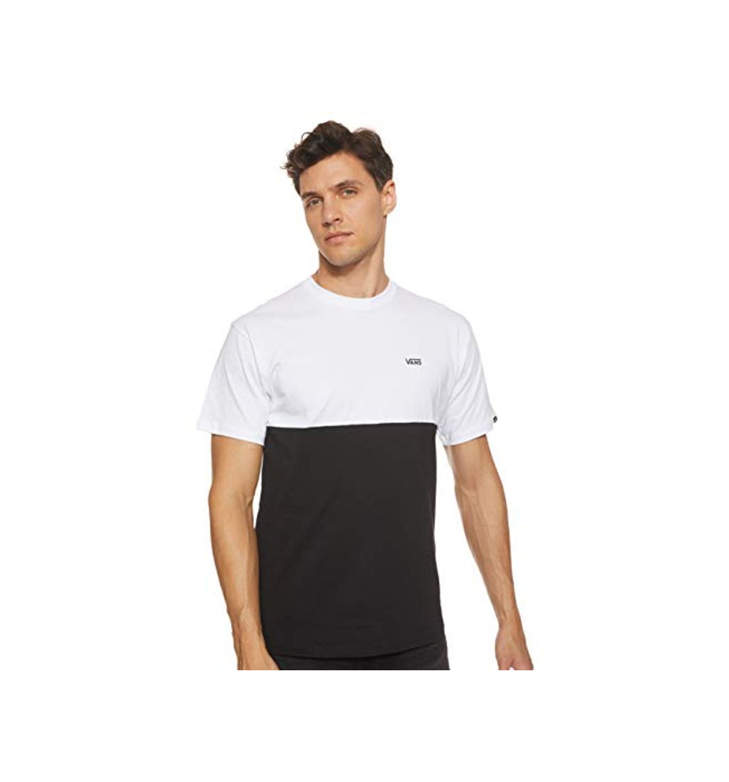 Social Vans Colorblock tee - Camiseta para Hombre , Blanco