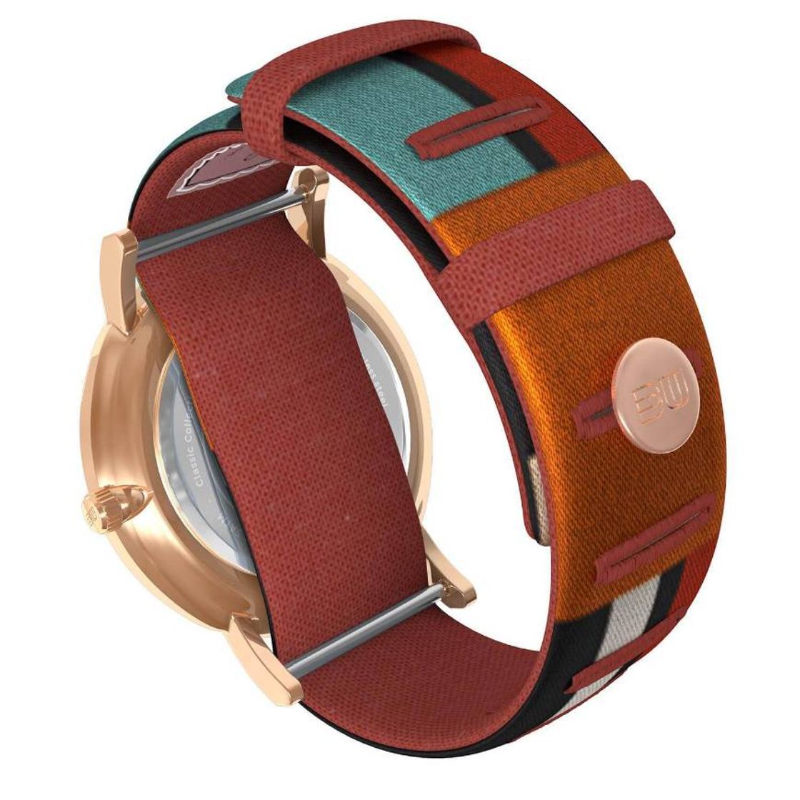 Social Button Watch