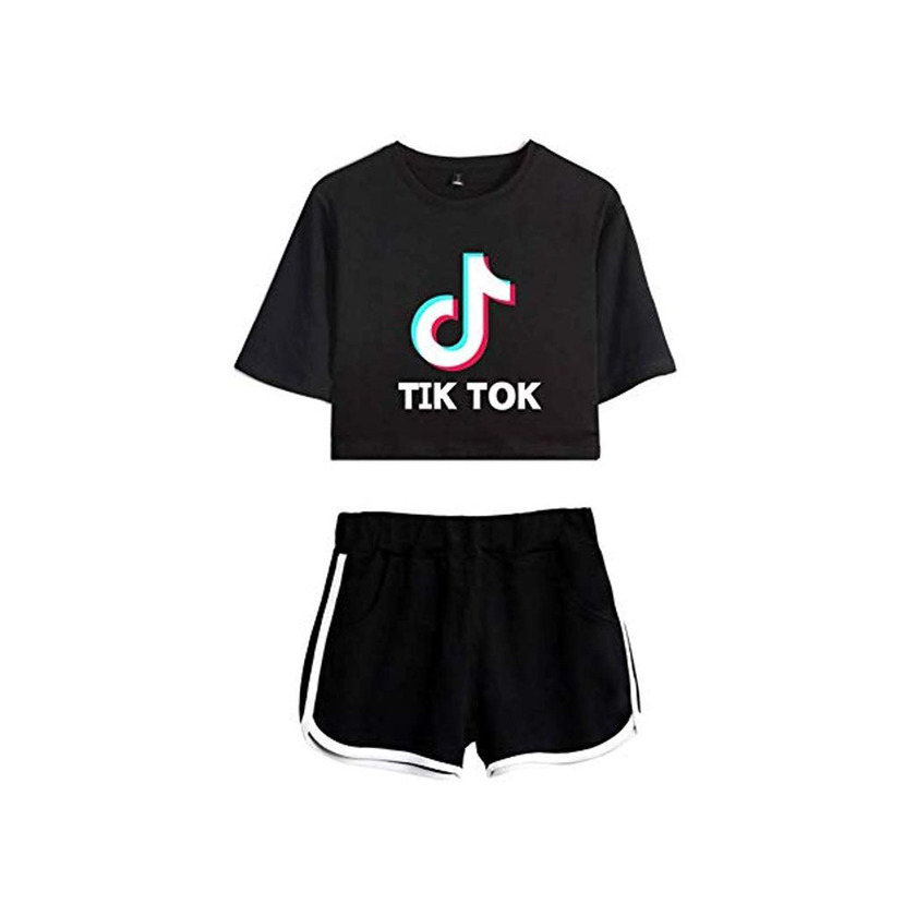 Social TIK TOK Print T-shirt e Shorts 

