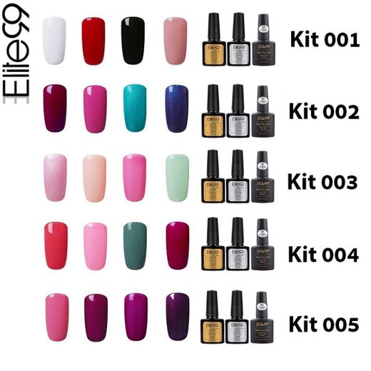 Elite99 Esmalte de Uñas Semipermanente Uñas de Gel UV LED Kit de