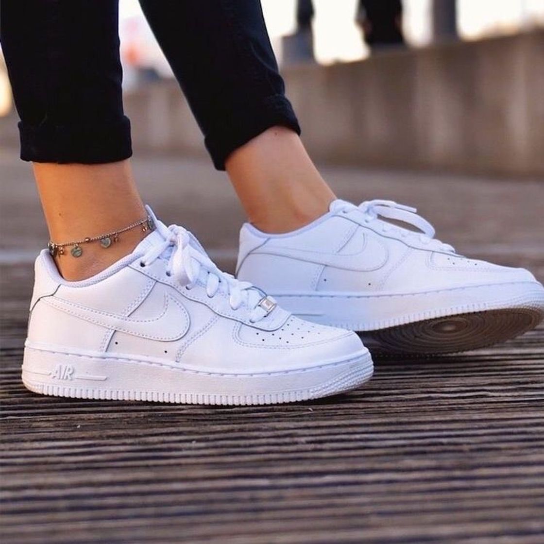 Fashion Nike Air Force 1, Zapatillas de Baloncesto Unisex Niños, Blanco