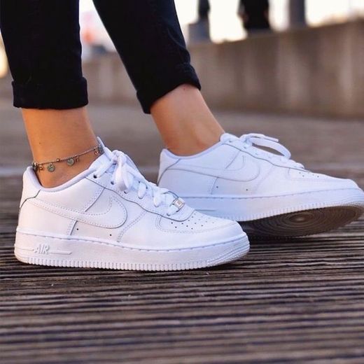 Nike Air Force 1, Zapatillas de Baloncesto Unisex Niños, Blanco