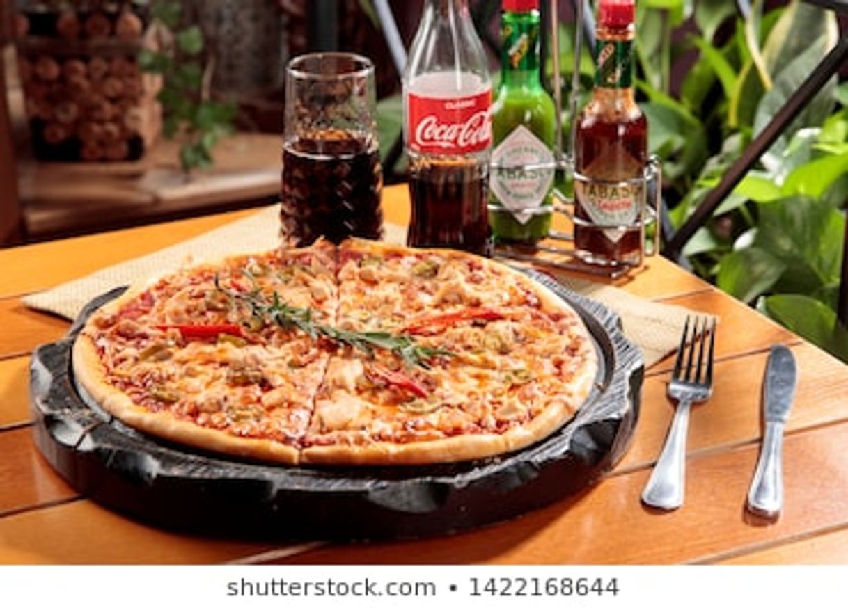 Moda Pizza com Coca Cola