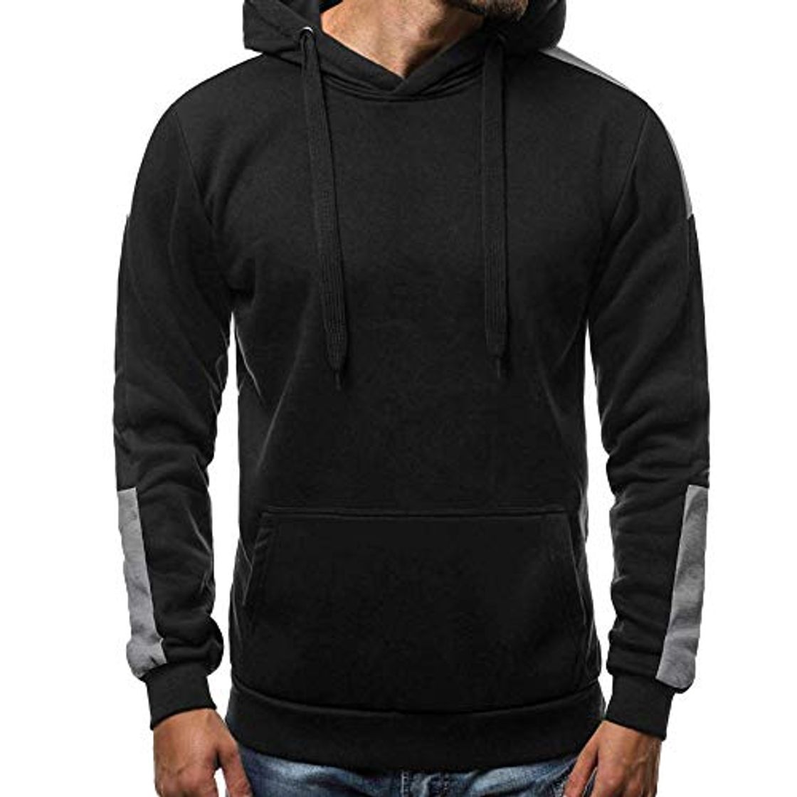 Fashion JiaMeng Hoodie Colorido Jersey gráfico Sudadera con Capucha de Manga Larga de