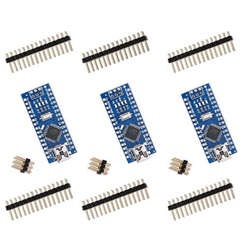 Lugares ELEGOO Nano V3.0 Placa CH340/ATmega328P Compatible con Arduino IDE Proyecto Nano V3.0