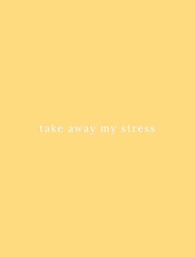 Canción take away my stress