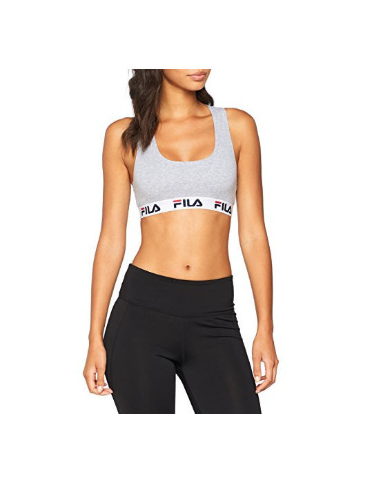 Fashion Fila 1-Pack Urban Bra Fu6042 Grey Sujetador Deportivo, Gris 400, Small