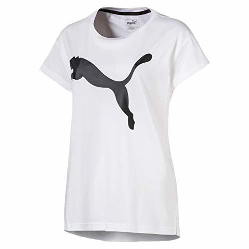 Producto PUMA Active T Camiseta de Manga Corta con Logo, Mujer, Blanco