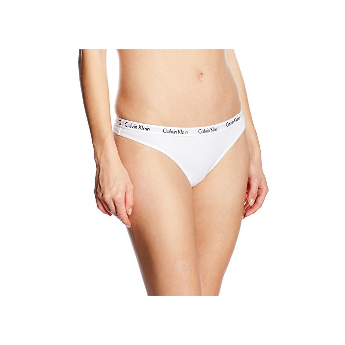 Product Calvin Klein Carousel-Thong Tanga de hilo, Blanco