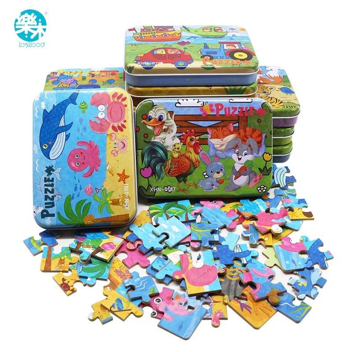 Producto Puzzle caixa metálica